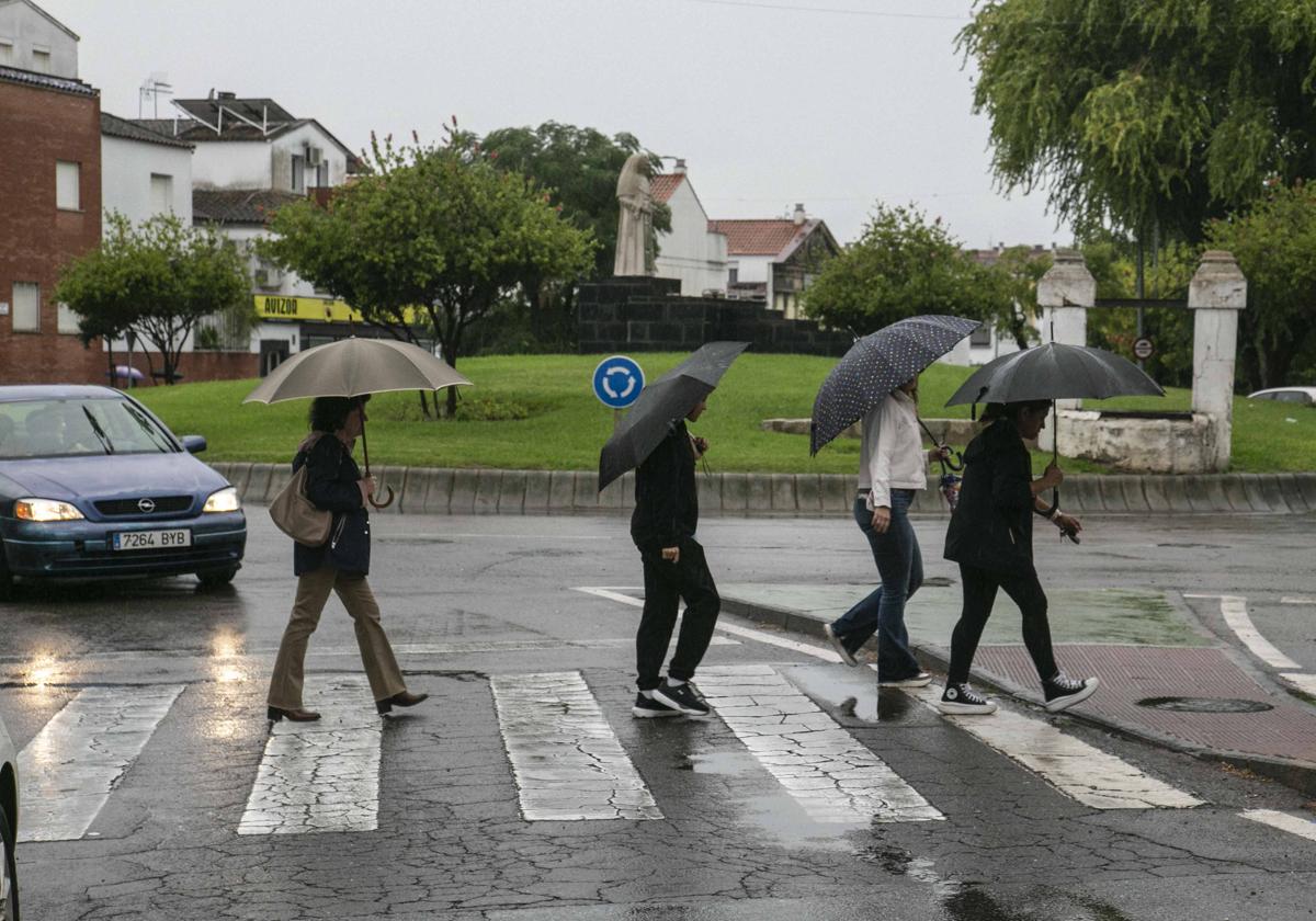 Las lluvias dejan casi 50 litros en Extremadura sin daños